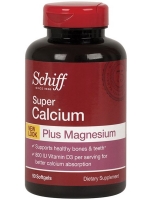 Schiff, Calcium Plus Magnesium, 100 Softgels