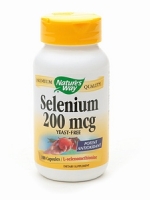 Nature's Way, Selenium, 200 mcg, 100 Capsules
