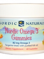 Nordic Naturals, Nordic Omega-3 Gummies, Tangerine Treats, 60 Gummies