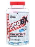 Nutrex Research Labs, Lipo 6X, Two Phase Release, 120 Muli-Phase Capsules