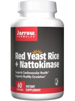 Jarrow Formulas, Red Yeast Rice + Nattokinase, 60 Veggie Caps