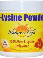 Nature's Life, L-Lysine Powder, Unflavored, 200 g