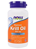Now Foods, Neptune Krill Oil, 500 mg, 60 Softgels