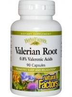 Natural Factors, Valerian Root, 90 Capsules