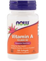 Now Foods, Vitamin A, 10,000 IU, 100 Softgels