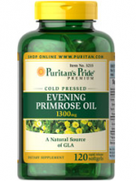 Puritan's Pride Evening Primrose Oil 1300 mg with GLA 1300 mg 120 Softgels