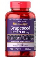Puritan's Pride Grapeseed Extract 100 mg 200 Capsules