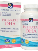 Nordic Naturals, Prenatal DHA, Unflavored Formula, 500 mg, 180 Soft Gels