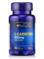 Puritan's Pride L-Carnitine 500 mg 60 Caplets