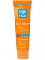 Kiss My Face, Sunscreen, Face Factor, Face + Neck, SPF 30, 2 fl oz (59 ml)