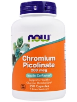 Now Foods, Chromium Picolinate, 200 mcg, 250 Capsules