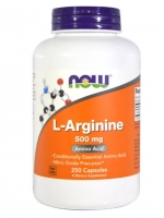 Now Foods, L-Arginine, 500 mg, 250 Capsules