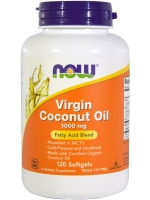 Now Foods, Virgin Coconut Oil, 1000 mg, 120 Softgels