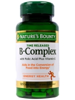 Nature's Bounty, B-Complex, Time Released, 125 Coated Tablets