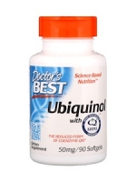 Doctor's Best, Best Ubiquinol, Featuring Kaneka's QH, 50 mg, 90 Softgels