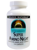 Source Naturals, Super Amino Night, 120 Capsules