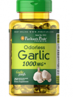 Puritan's Pride Odorless Garlic 1000 mg 250 Softgels