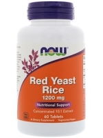 Now Foods, Red Yeast Rice, 1200 mg, 60 Tablets