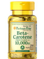 Puritan's Pride Beta-Carotene 10,000 IU 250 Softgels