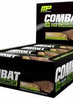 MusclePharm, Combat Crunch Bar, Chocolate Peanut Butter Cup, 12 Bars, 63 g Each