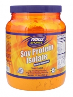 Now Foods, Sports, Soy Protein Isolate, Natural Unflavored, 1.2 lbs (544 g)