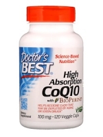 Doctor's Best, CoQ10, with BioPerine, 100 mg, 120 Veggie Caps
