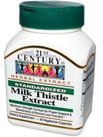 21st Century Health Care, Milk Thistle Extract, Standardized, 60 Veggie Caps