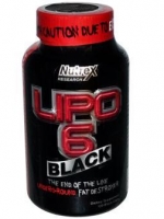 Nutrex Research Labs, Lipo 6, Black, Underground Fat Destroyer, 120 Black-Caps