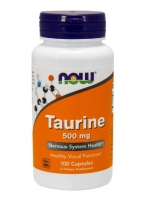 Now Foods, Taurine, 500 mg, 100 Capsules