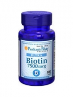 Puritan's Pride Biotin 7500 mcg 100 Tablets