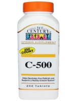 21st Century, C-500, 250 Tablets