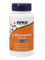 Now Foods, L-Carnosine, 500 mg, 50 Vcaps