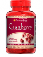 Puritan's Pride Cranberry Fruit Concentrate with C & E 4200 mg