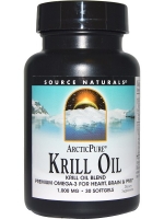 Source Naturals, ArcticPure, Krill Oil, 1,000 mg, 30 Softgels