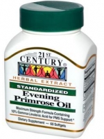 21st Century Health Care, Evening Primrose Oil, Standardized, 60 Softgels