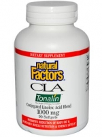 Natural Factors, CLA Tonalin, 1000 mg, 90 Softgels