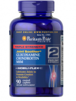 Puritan's Pride Triple Strength Glucosamine, Chondroitin & MSM Joint Soother Caplets