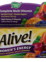 Nature's Way, Alive! Women's Energy, Multivitamin-Multimineral, 50 Tablets