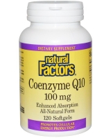 Natural Factors, Coenzyme Q10, 100 mg, 120 Softgels