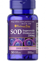 Puritan's Pride Natural SOD (Superoxide Dismutase) 250 mg / 50 Caplets