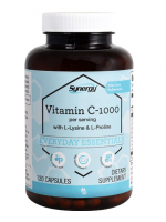 Vitacost Synergy Vitamin C-1000 per serving with L-Lysine & L- Proline -- 120 Capsules