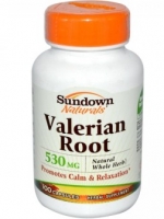 Rexall Sundown Naturals, Valerian Root, 530 mg, 100 Capsules