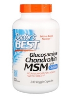 Doctor's Best, Glucosamine Chondroitin MSM, 240 Capsules