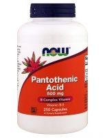Now Foods, Pantothenic Acid, 500 mg, 250 Capsules