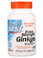 Doctor's Best, Extra Strength Ginkgo, 120 mg, 120 Veggie Caps
