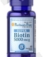 Puritan's Pride Biotin 5000 mcg 60 Capsules