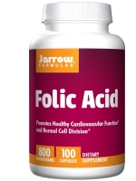 Jarrow Formulas, Folic Acid, 800 mcg, 100 Capsules