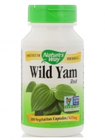 Nature's Way, Wild Yam, Root, 425 mg, 100 Vegetarian Capsules
