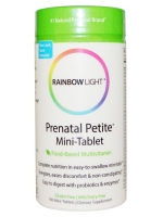 Rainbow Light, Prenatal Petite, Food-Based Multivitamin, 180 Mini-Tabs