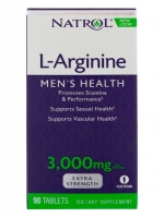 Natrol, L-Arginine, 3000 mg, 90 Tablets